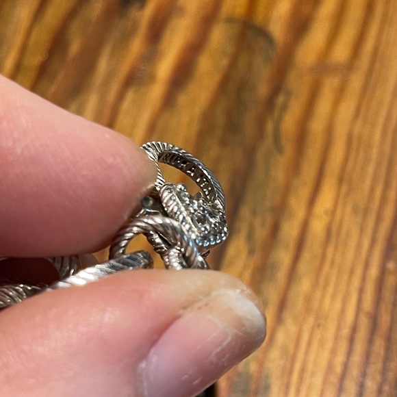 Judith Ripka Verona 925 Large Link Bracelet - Picture 5 of 9